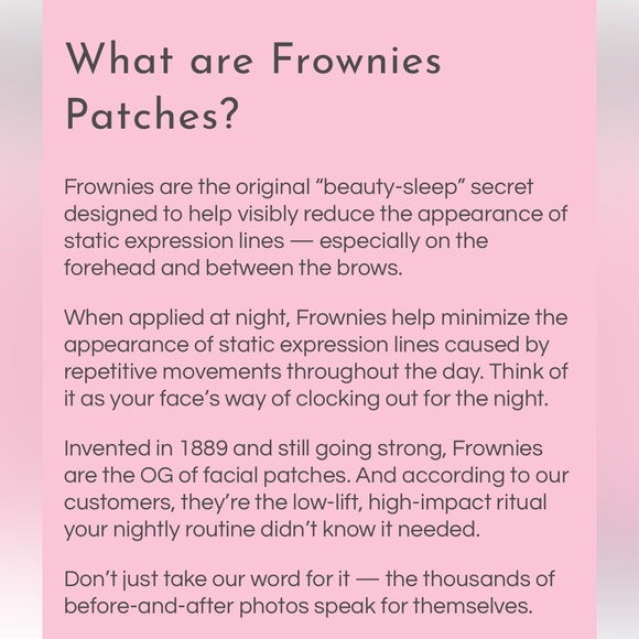FROWNIES - mixed package of non invasive wrinkle smoothers - Picture 6 of 6